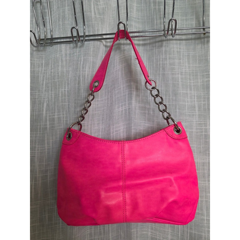 Chain Strap Hot Pink Shoulder Bag Y2K Purse Handbag‎ Trendy